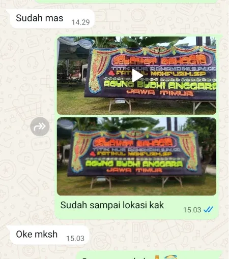 Pengiriman Papan Bunga Nusawangkal Nusawungu