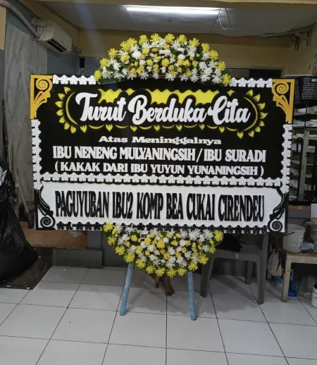 Papan Bunga Duka Nusawangkal Nusawungu